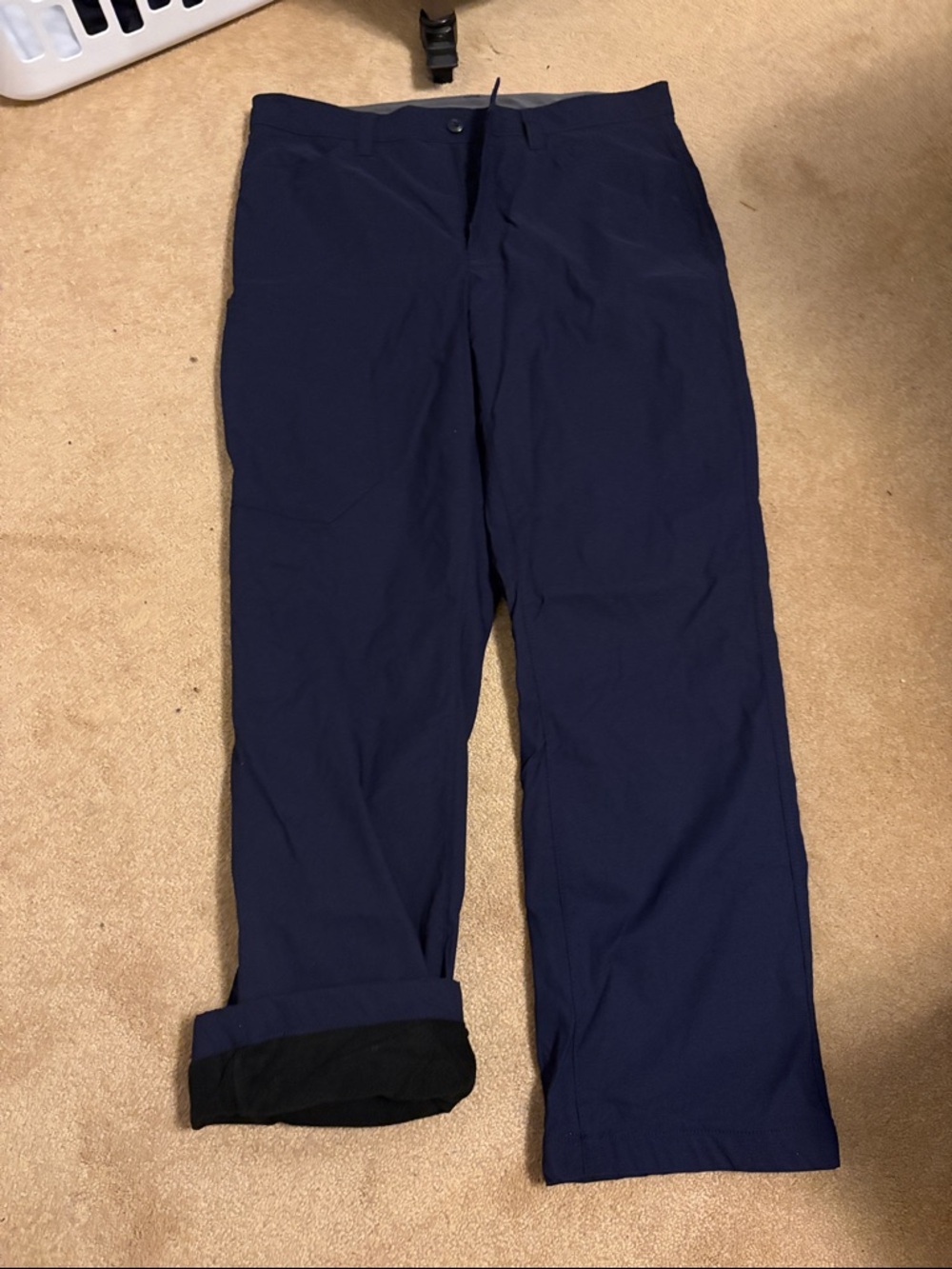 Eddie Bauer Navy Straight Chinos